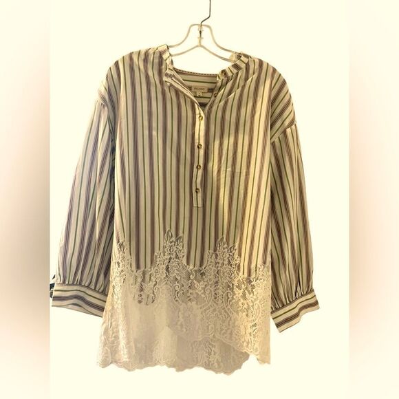 Pilcro Anthropologie long Sleeve Blouse, NWT - Picture 1 of 10